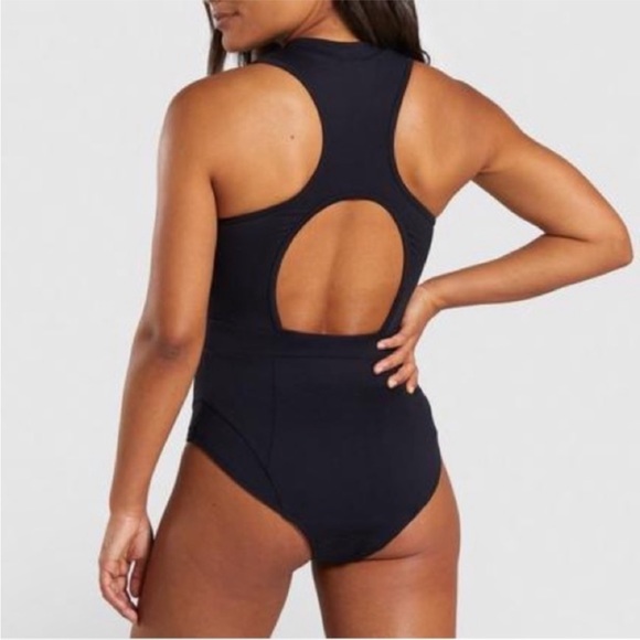 Gymshark Horizon Sport Swimsuit- black XS - Picture 2 of 9